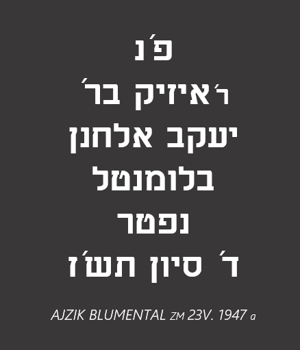 Ajzik
          Blumental