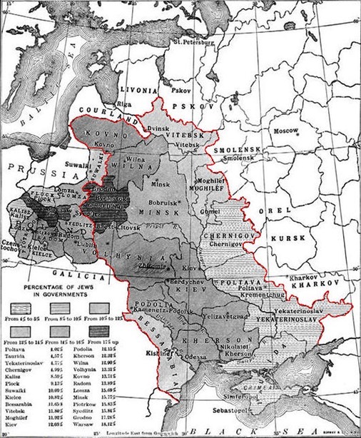 Map Pale of Settlement