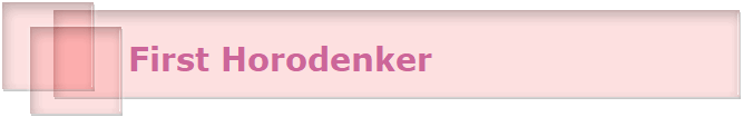 First Horodenker