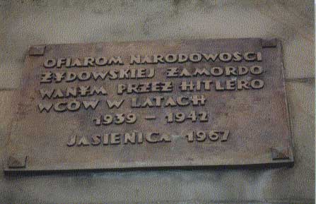 Jasienica mem plaque