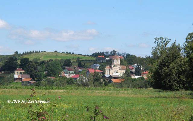 View of Krzywcza
with Greek Catholic Church