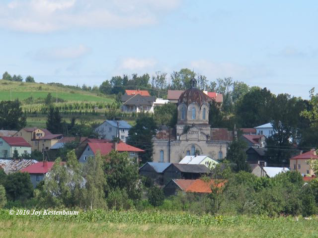 View of
Krzywcza with Greek Catholic Church