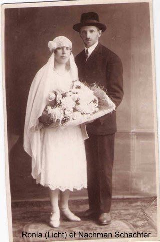 Ronia and
                        Nachman Schachter