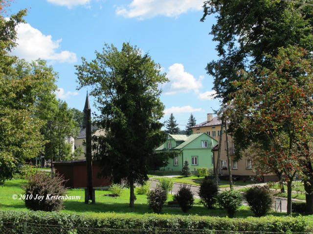 Rynek
with Church and steeple and other buildings