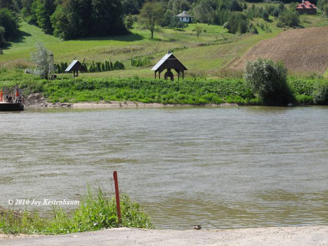 View of San River in
Krzywcza