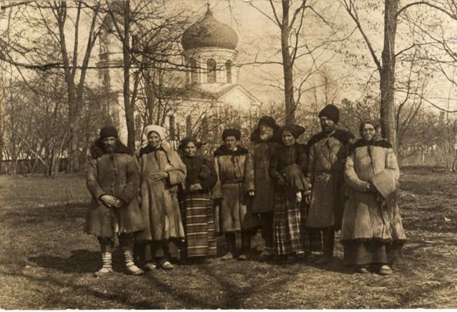 View of
                          Orthodox Church and Slavic Orthdox residents