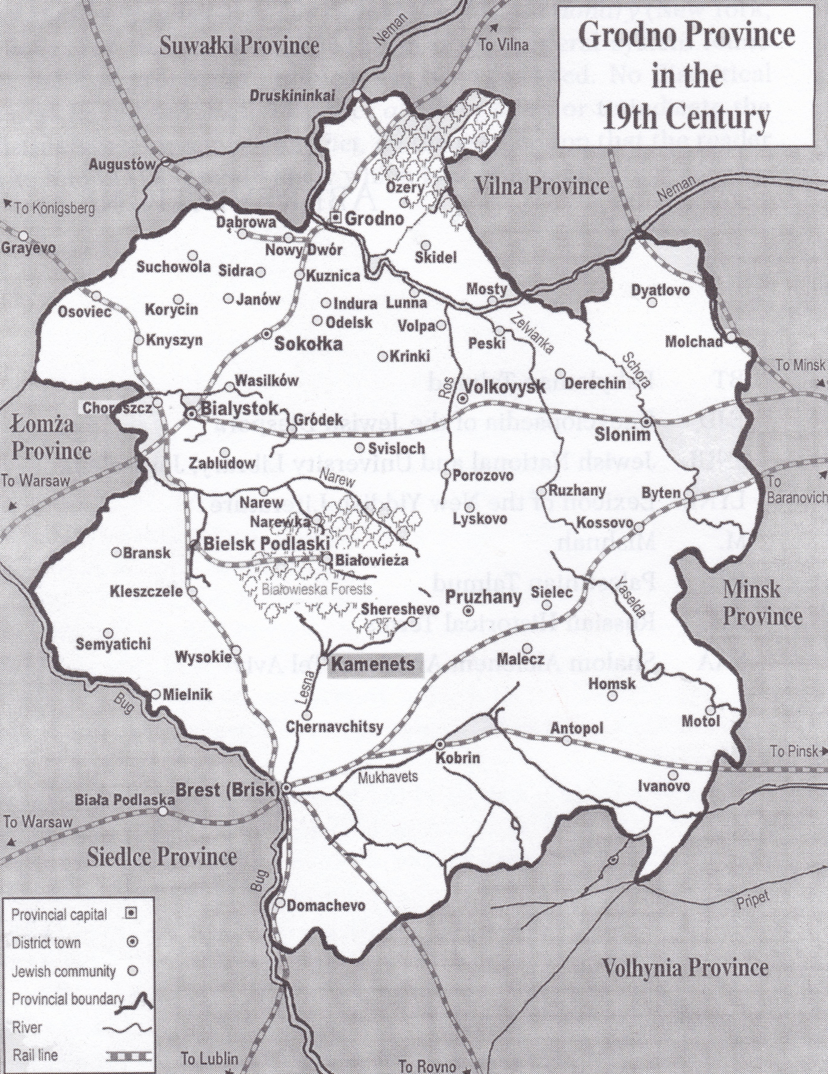 Grodno Province in the 19th Century