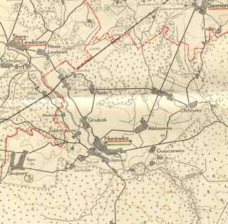 Narewka Map c1970