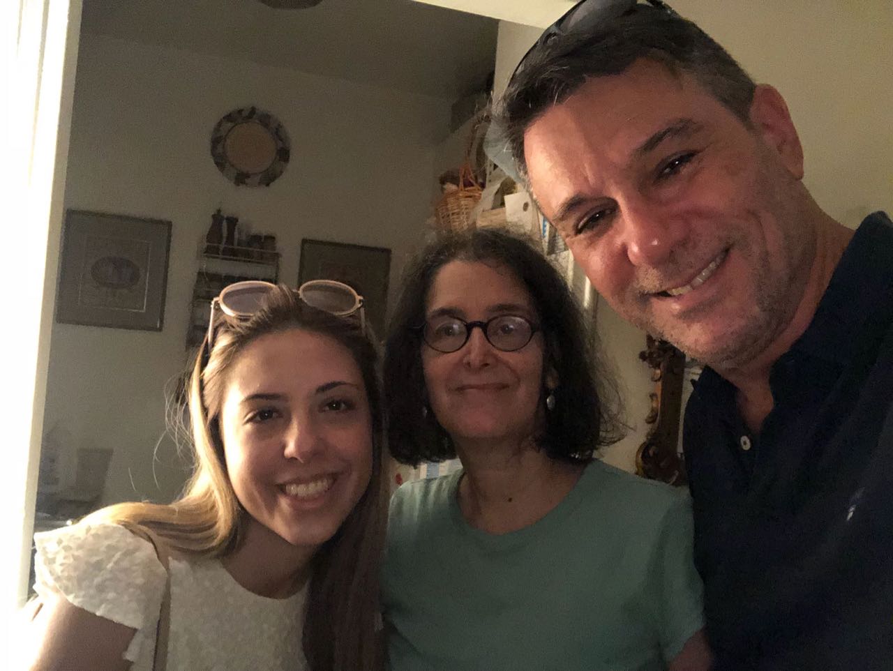 Meeting
                                in NYC with the Birenbaums