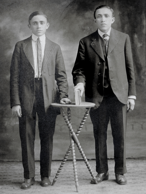 Sam and Louis Resnick in
          America