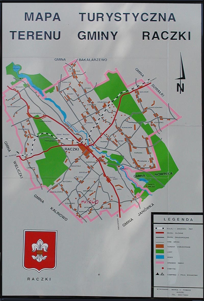 Raczki Map
