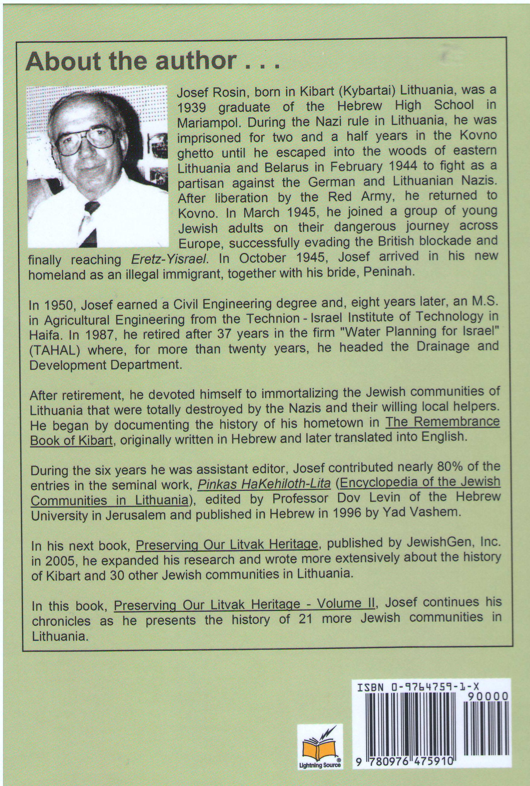 Josef rosin
            back cover
