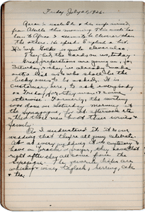 diary page
