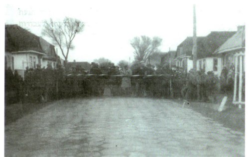 The first paved
              road