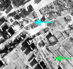 ditch with arrows