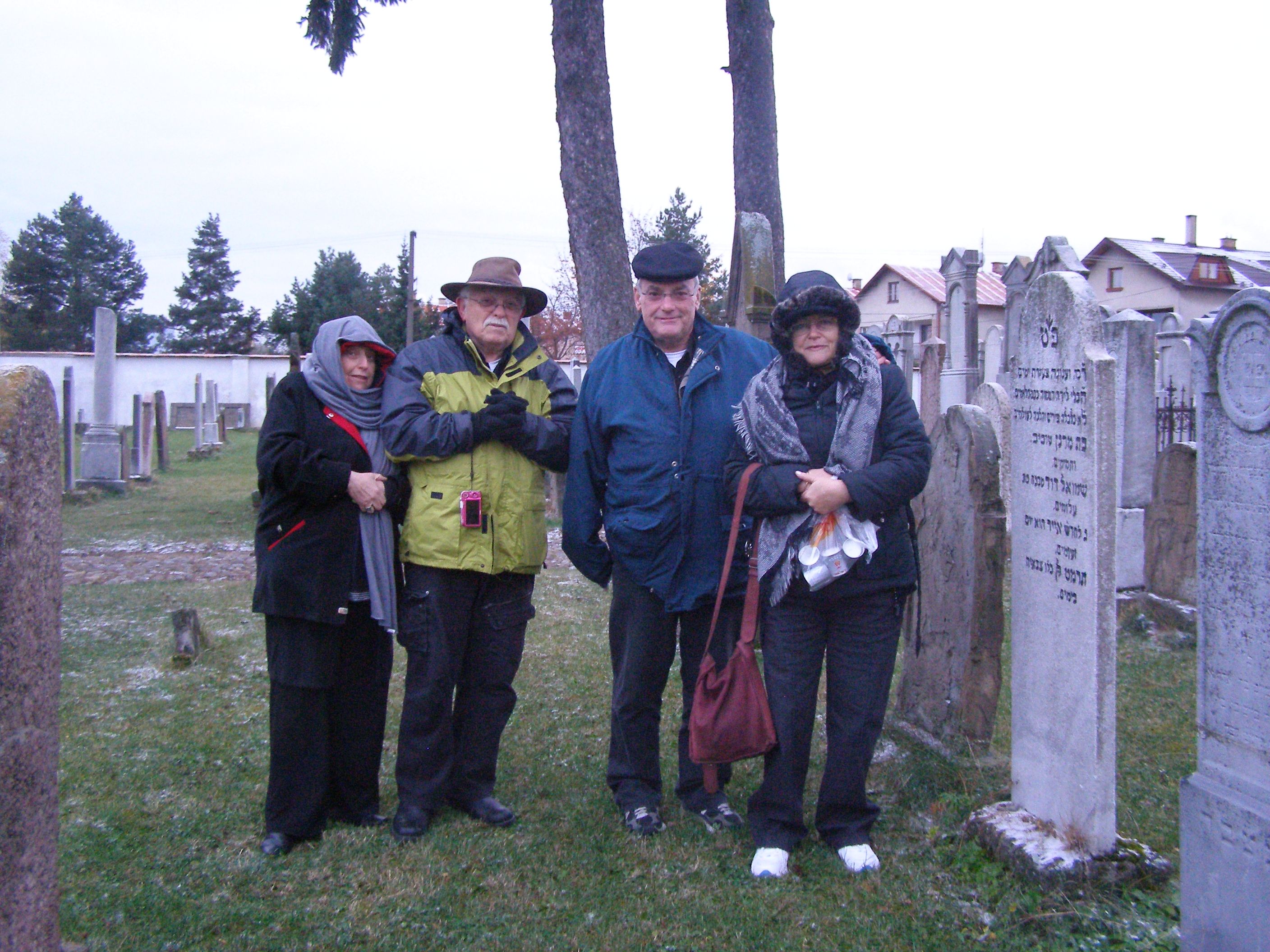 Zollmans Visit Rachel's Stone