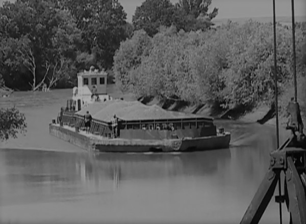 Barge on the Prut
River