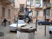 Courtyard outside the Jewish Museum,Odessa
