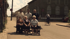Green Synagogue with Family Sitting