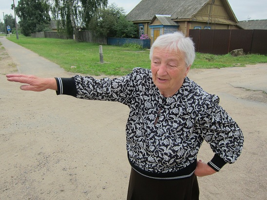 Asya Points to Place were Jews were
        Gathered