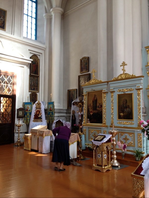 Church Inside - Lady by Paintings