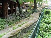 Remnants of old wall at park entrance