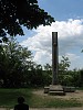 Damaged monument at end of Ulica Grotgera