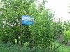 Sign where resting place starts (right hand side of the sign)