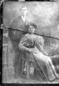 Serki and Adolph Blitzer, Czernovitz, Bukovina, Austria - c 1911