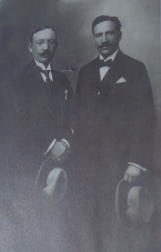 Brothers Adolph Mayer and Michael Halpern (c. 1920 in Vienna).